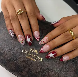 Celestial Star Burgundy