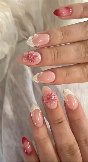 Pink Floral French